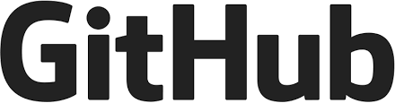Github logo with words saying github